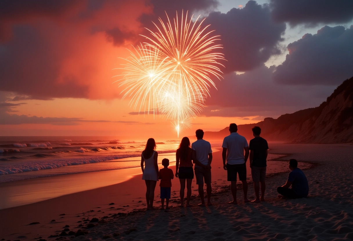 feu d artifice île de ré 2025